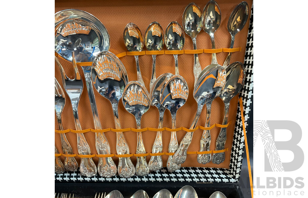 Vintage LBL Italy EP Zing Silver Plated Cutlery Set