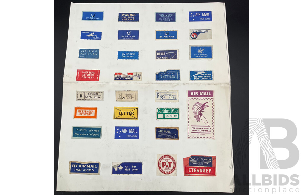 Collection of Australian and International Decimal/Pre-decimal Circulated Stamps , Sunday School Art Stamp Albums and Others