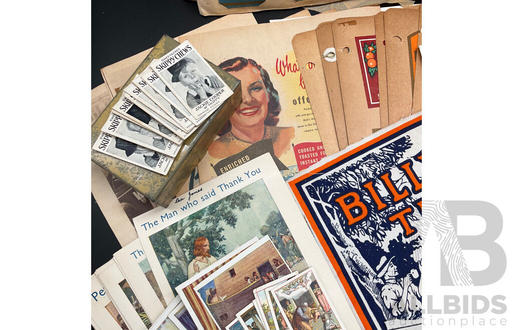 Collection of Vintage Australian Cigarette Packets and Advertising Materials