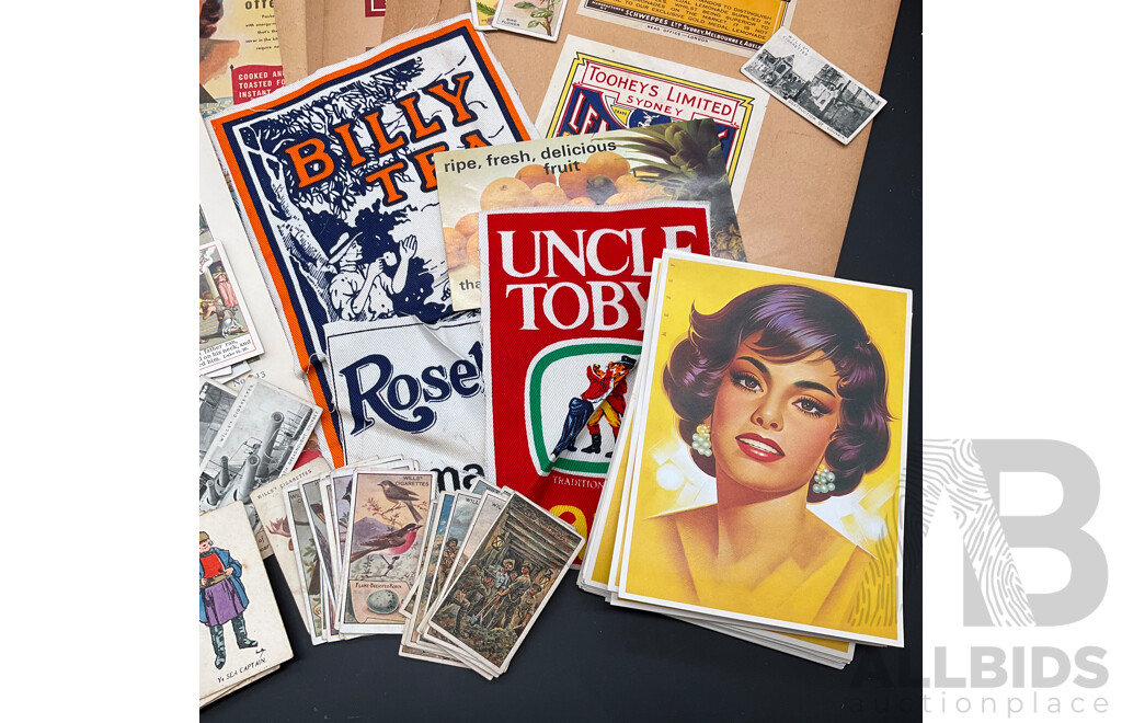 Collection of Vintage Australian Cigarette Packets and Advertising Materials