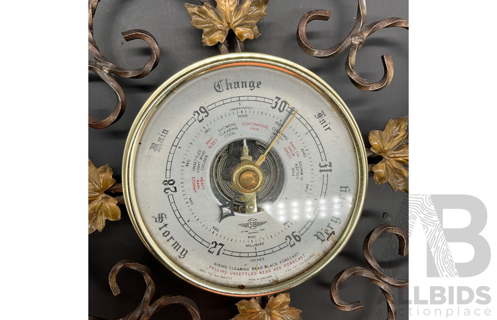 Two Vintage Aneroid Barometers