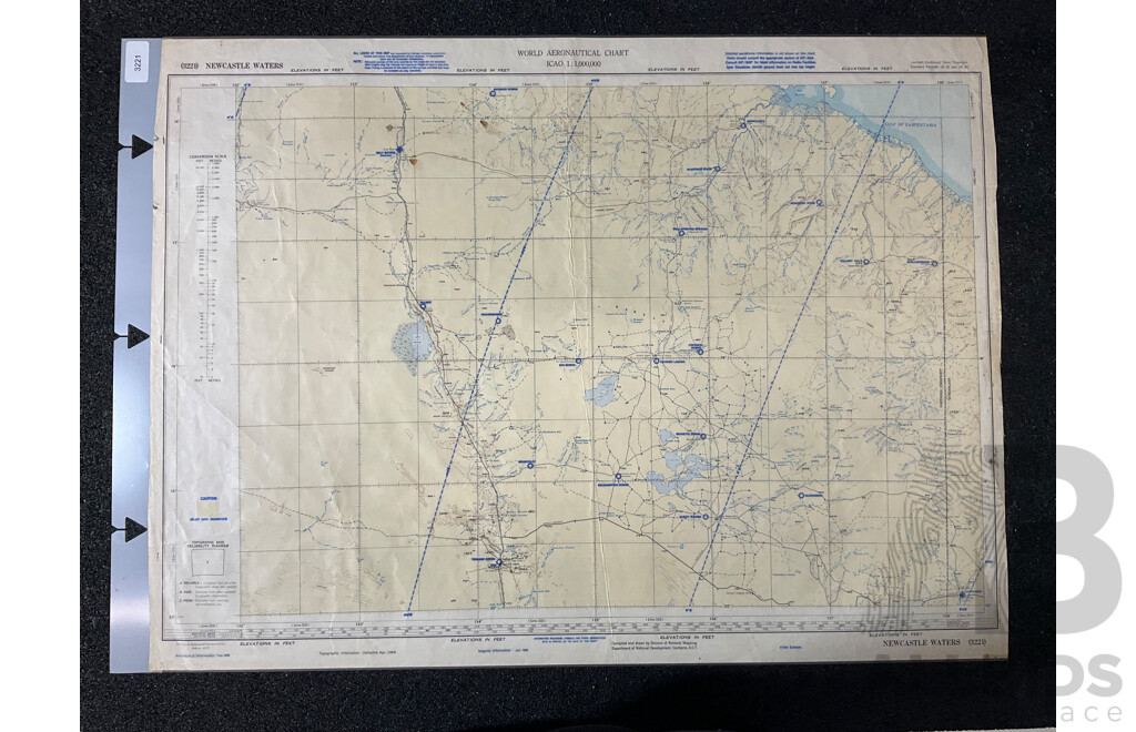 Vintage Collection Australia Port Augusta Map &  Australia Esperance Map & Newcastle Water  - Lot of 3
