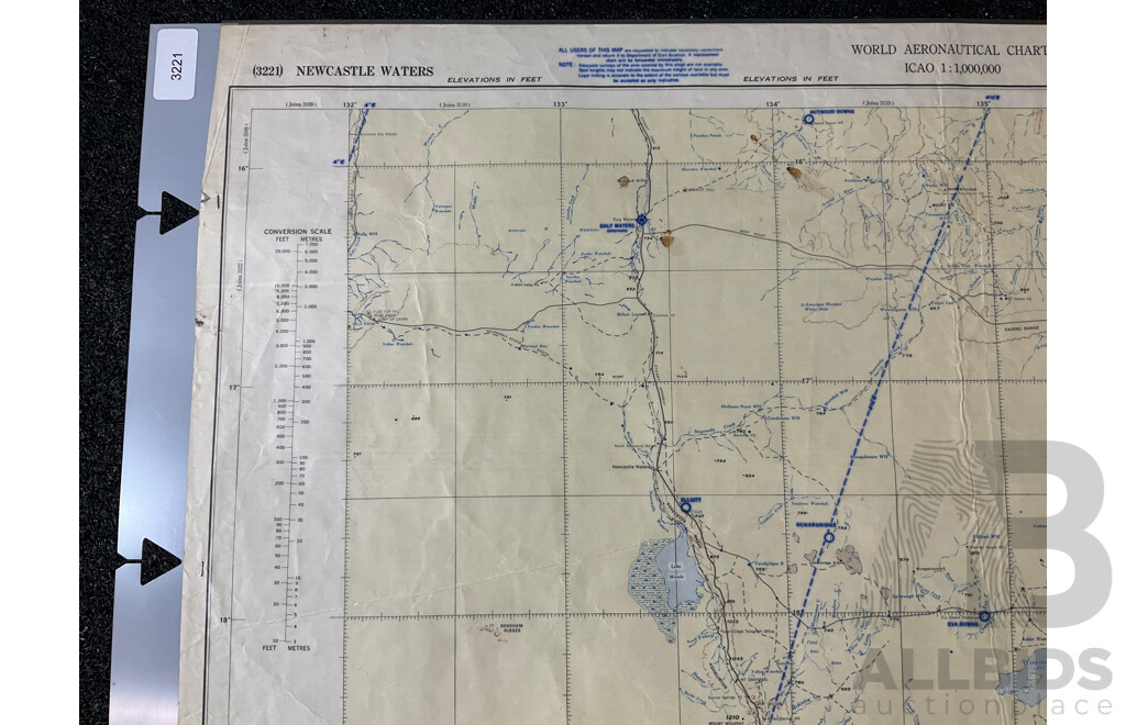 Vintage Collection Australia Port Augusta Map &  Australia Esperance Map & Newcastle Water  - Lot of 3