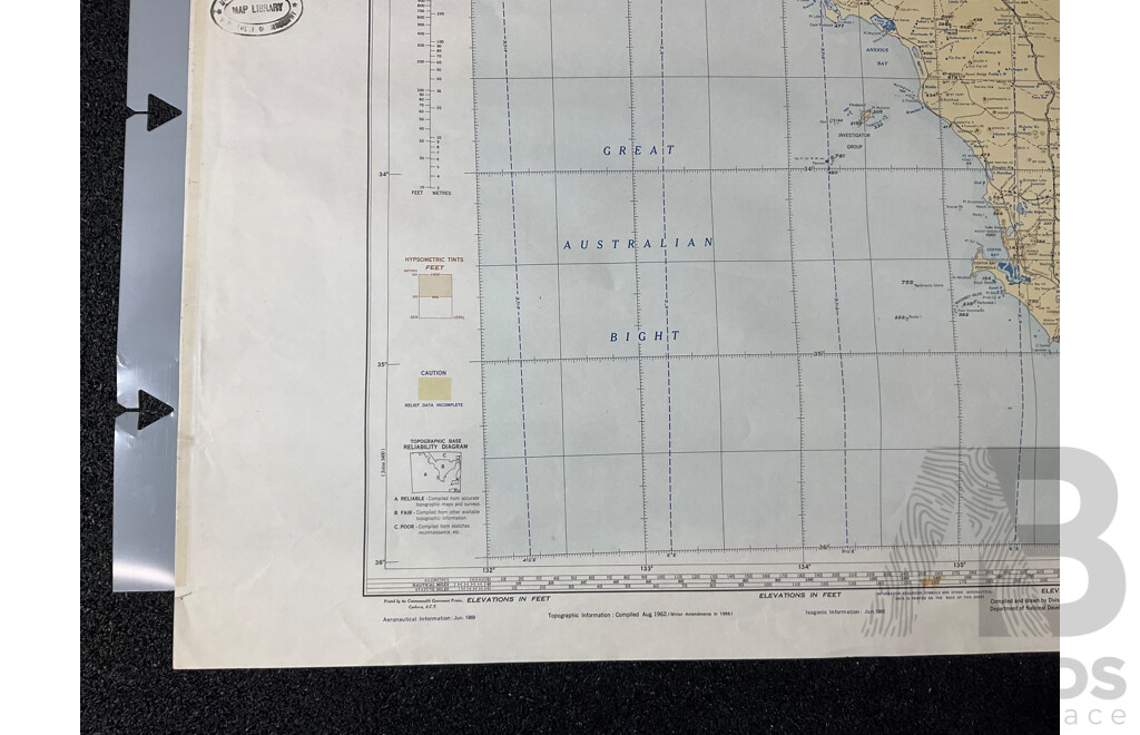 Vintage Collection Australia Port Augusta Map &  Australia Esperance Map & Newcastle Water  - Lot of 3