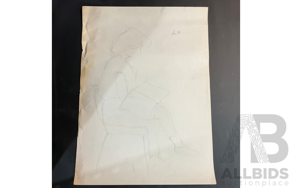 Practice Pieces: Life Drawings, Nude Figures & Abstract Paintings