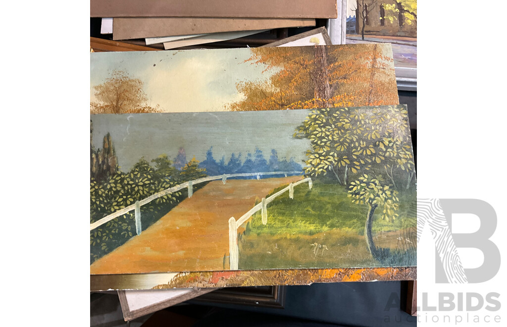 Mixed Lot - Vintage Painting, Prints and Artwork