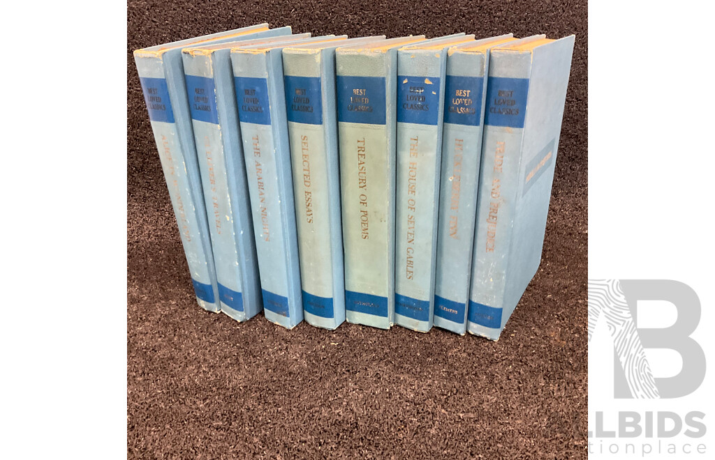 Vintage Best Loved Classics Hardcover Set of 8
