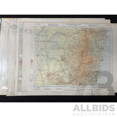 Vintage Collection Australia Armidale Map &  Australia Tarcoola Map - Lot of 5