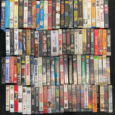 Huge Collection VHS Tapes