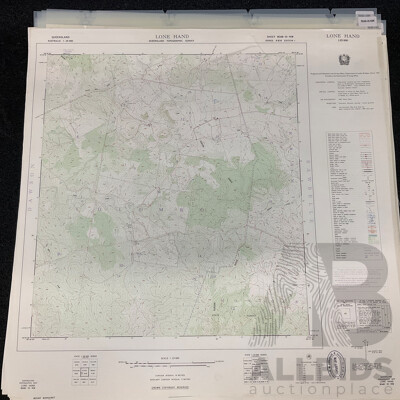 Collection of Australian Maps Published by the Survey Office. Department of Lands. Brisbane - Lot of 12
