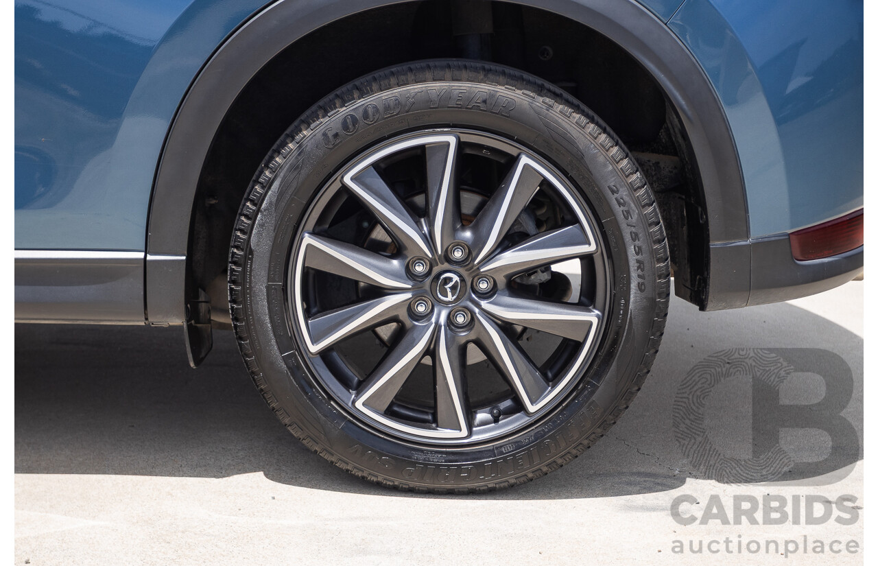 4/2018 Mazda CX-5 GT AWD KF MY17.5 4D Wagon Eternal Blue Turbo Diesel 2.2L