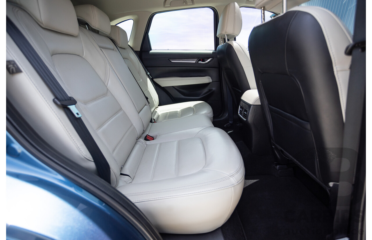 4/2018 Mazda CX-5 GT AWD KF MY17.5 4D Wagon Eternal Blue Turbo Diesel 2.2L