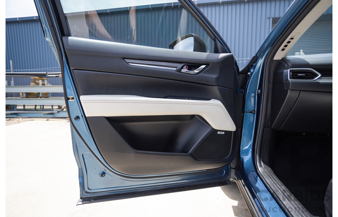 4/2018 Mazda CX-5 GT AWD KF MY17.5 4D Wagon Eternal Blue Turbo Diesel 2.2L