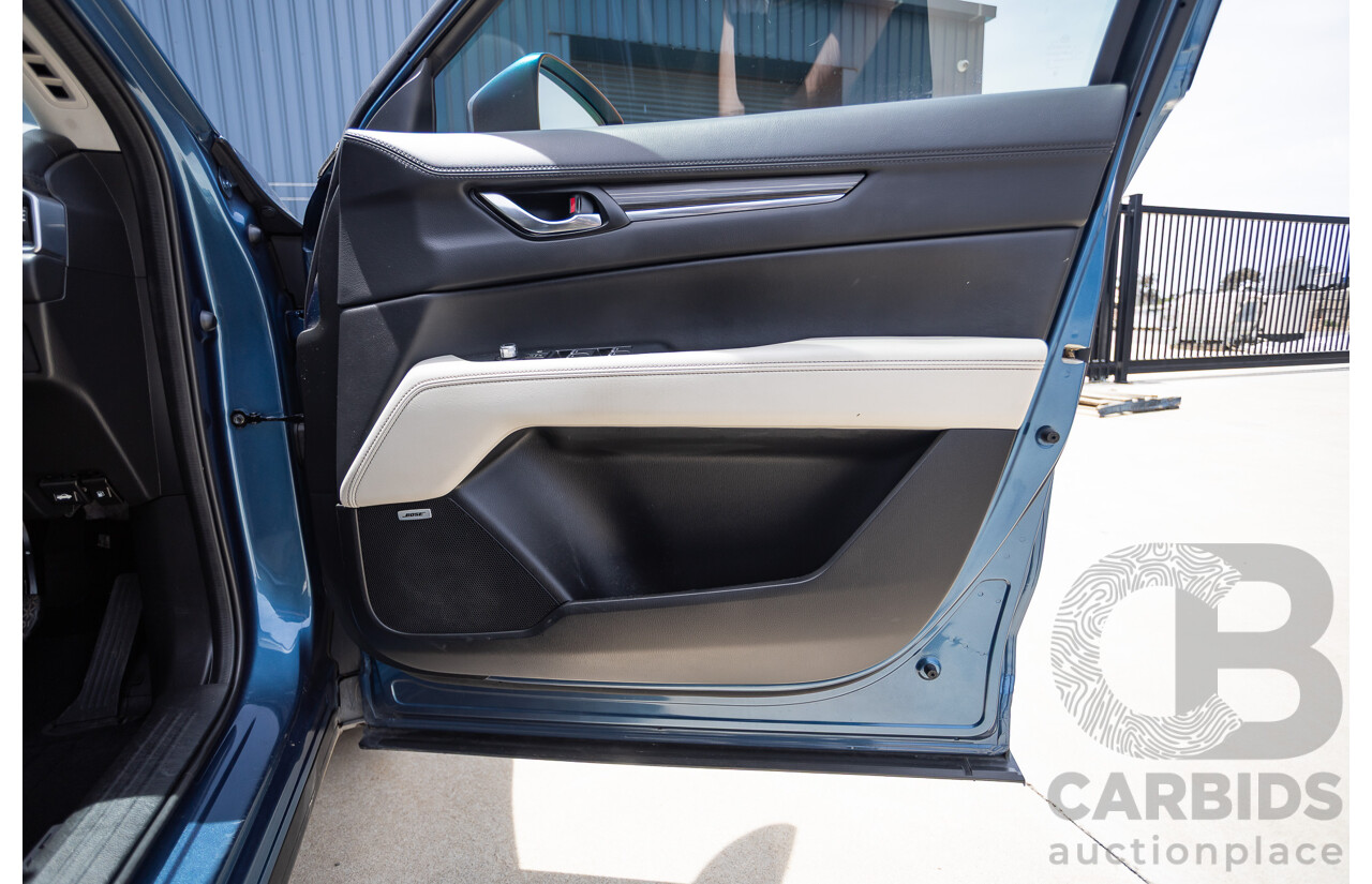 4/2018 Mazda CX-5 GT AWD KF MY17.5 4D Wagon Eternal Blue Turbo Diesel 2.2L