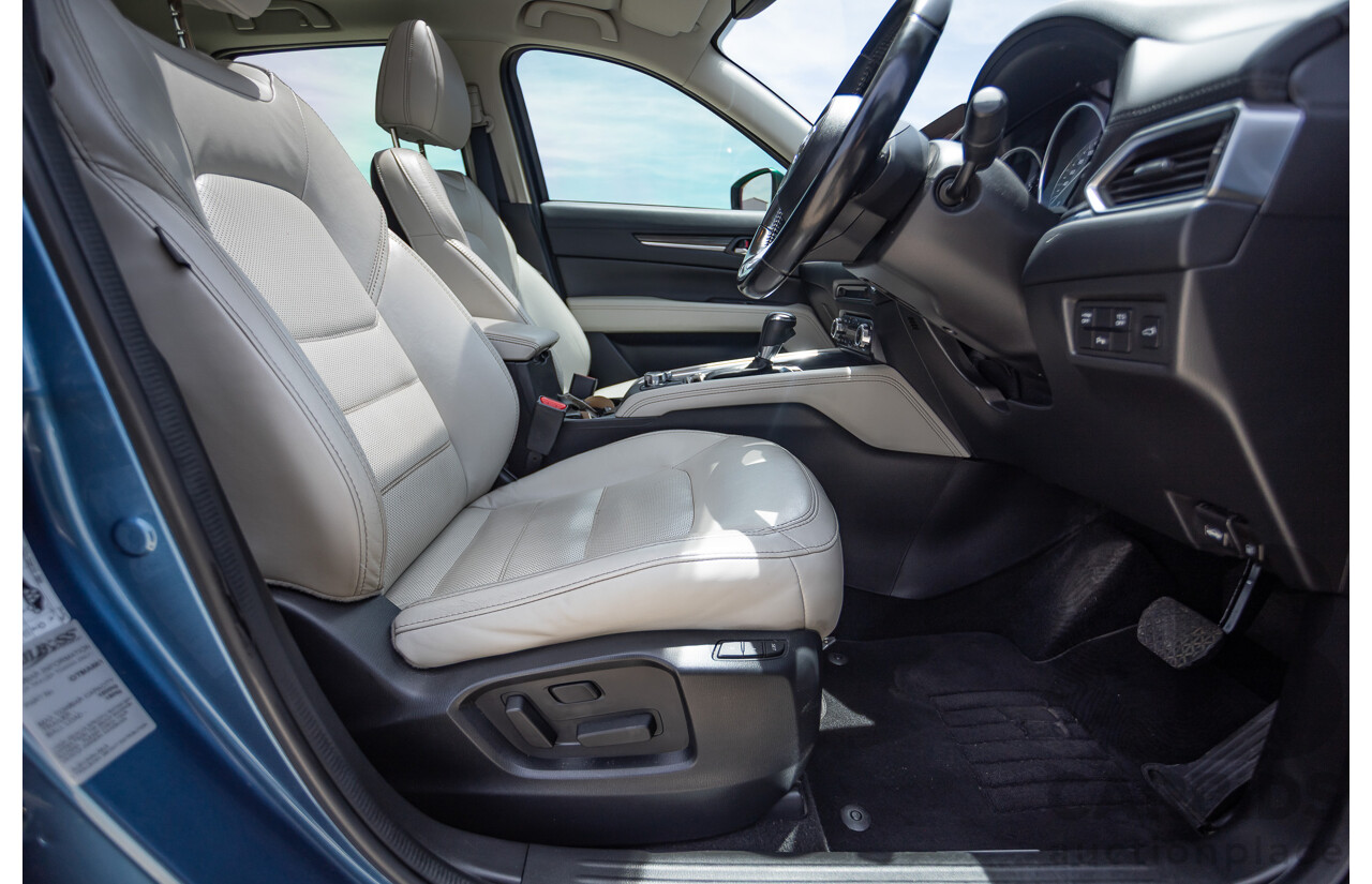 4/2018 Mazda CX-5 GT AWD KF MY17.5 4D Wagon Eternal Blue Turbo Diesel 2.2L
