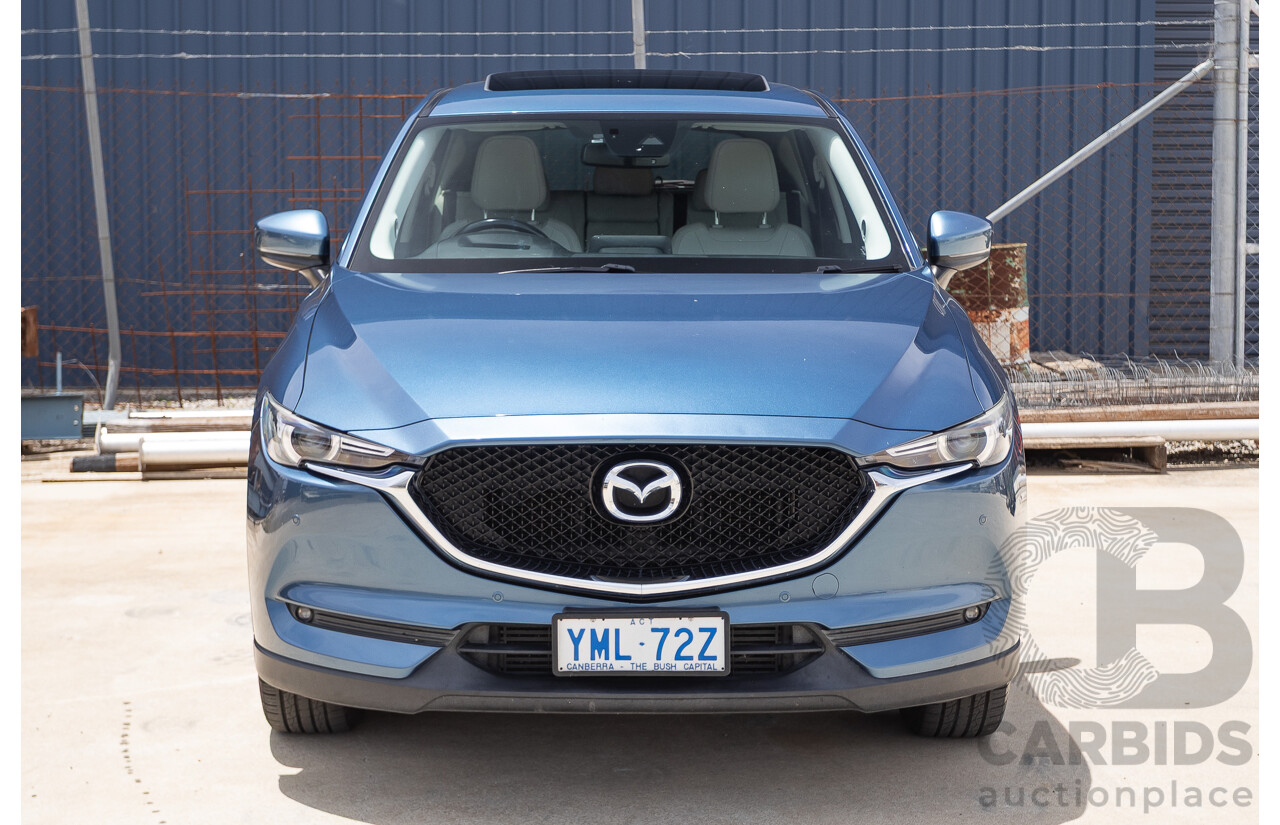 4/2018 Mazda CX-5 GT AWD KF MY17.5 4D Wagon Eternal Blue Turbo Diesel 2.2L