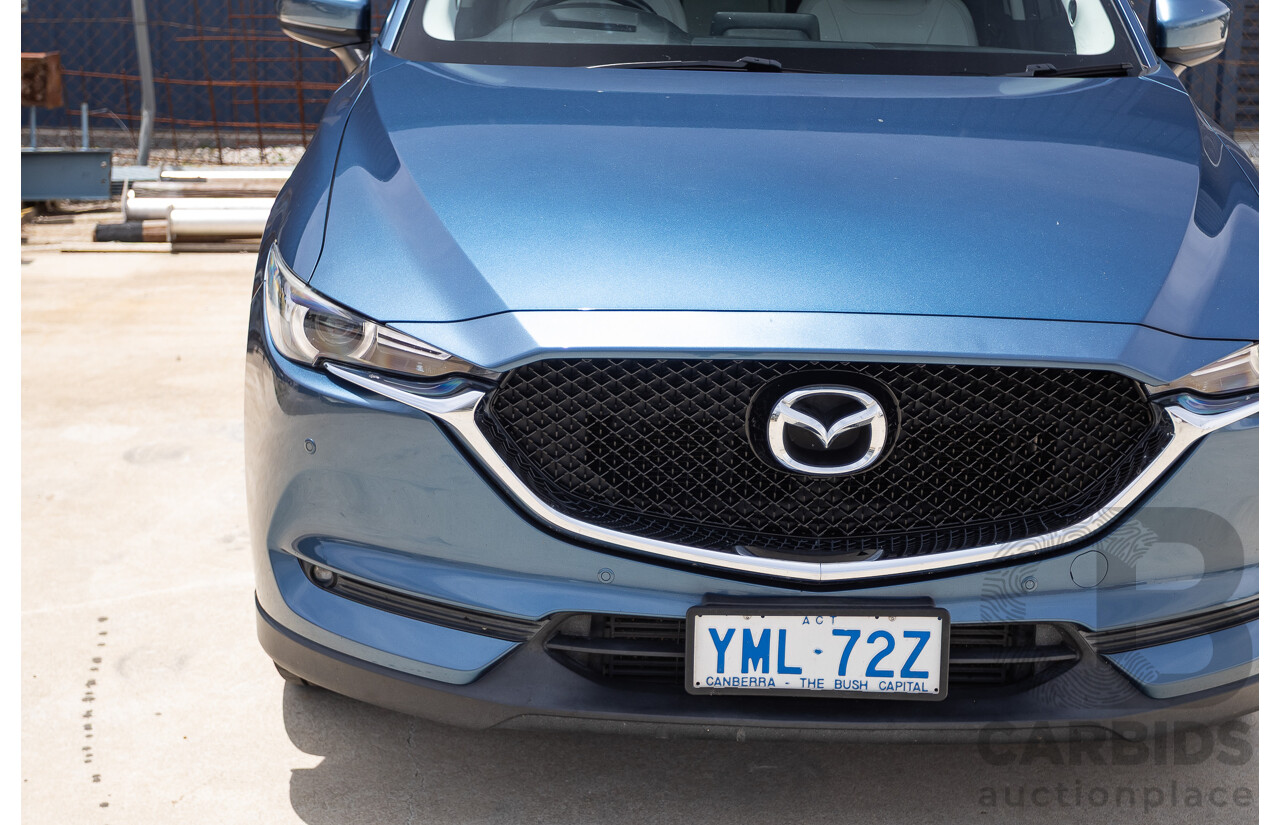 4/2018 Mazda CX-5 GT AWD KF MY17.5 4D Wagon Eternal Blue Turbo Diesel 2.2L