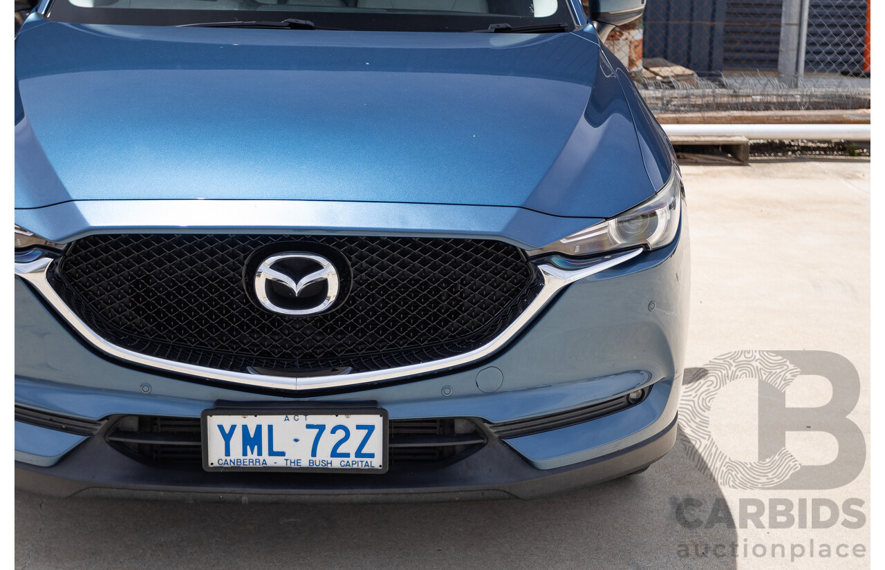 4/2018 Mazda CX-5 GT AWD KF MY17.5 4D Wagon Eternal Blue Turbo Diesel 2.2L