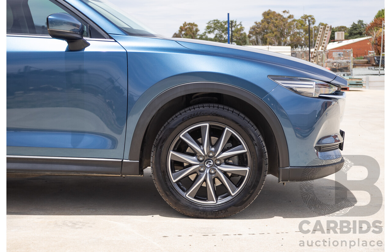4/2018 Mazda CX-5 GT AWD KF MY17.5 4D Wagon Eternal Blue Turbo Diesel 2.2L