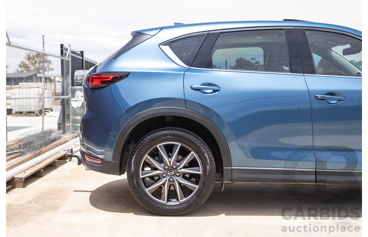 4/2018 Mazda CX-5 GT AWD KF MY17.5 4D Wagon Eternal Blue Turbo Diesel 2.2L