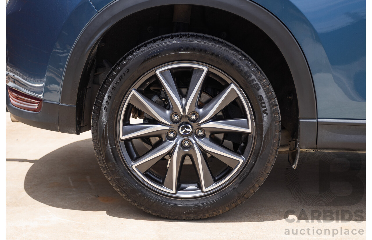 4/2018 Mazda CX-5 GT AWD KF MY17.5 4D Wagon Eternal Blue Turbo Diesel 2.2L