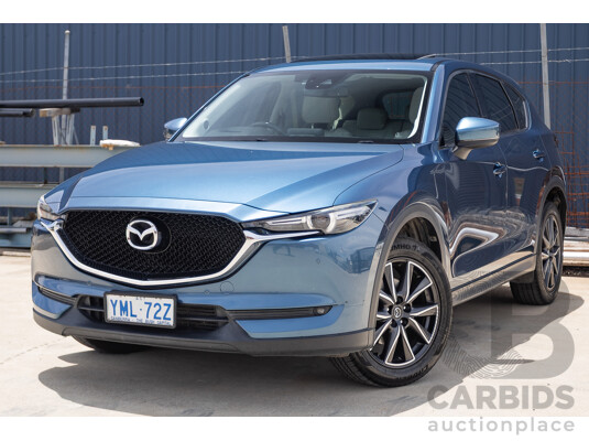 4/2018 Mazda CX-5 GT AWD KF MY17.5 4D Wagon Eternal Blue Turbo Diesel 2.2L