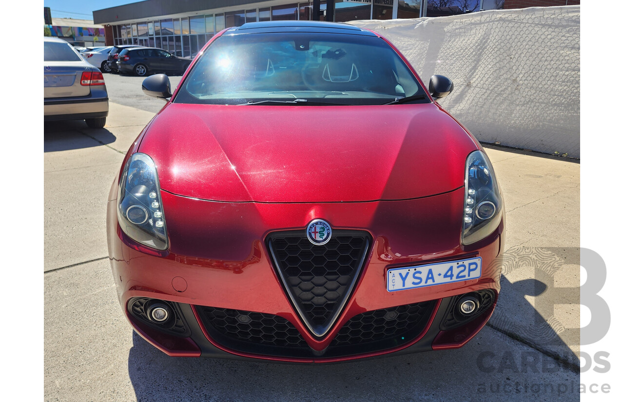 7/2017 Alfa Romeo Giulietta Veloce MY17 5d Hatchback Red 1.7L