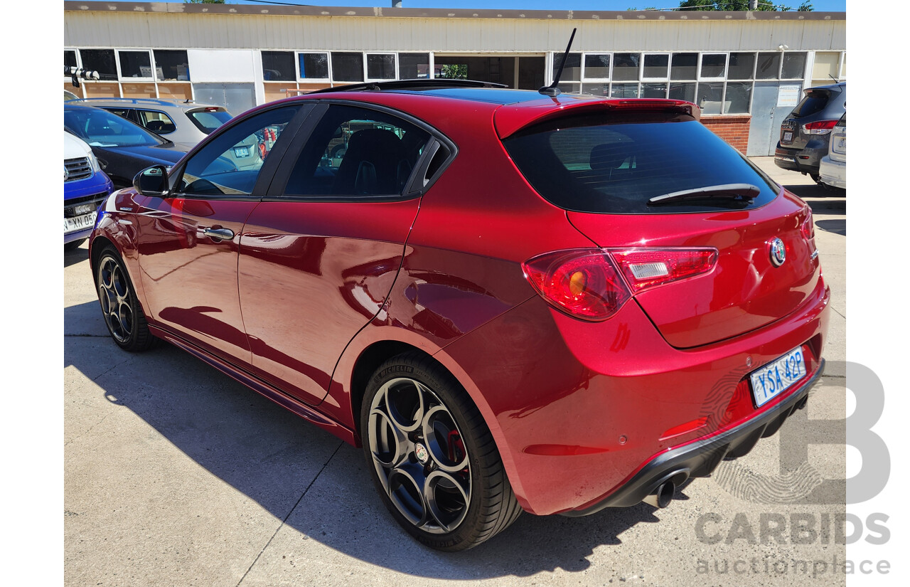 7/2017 Alfa Romeo Giulietta Veloce MY17 5d Hatchback Red 1.7L