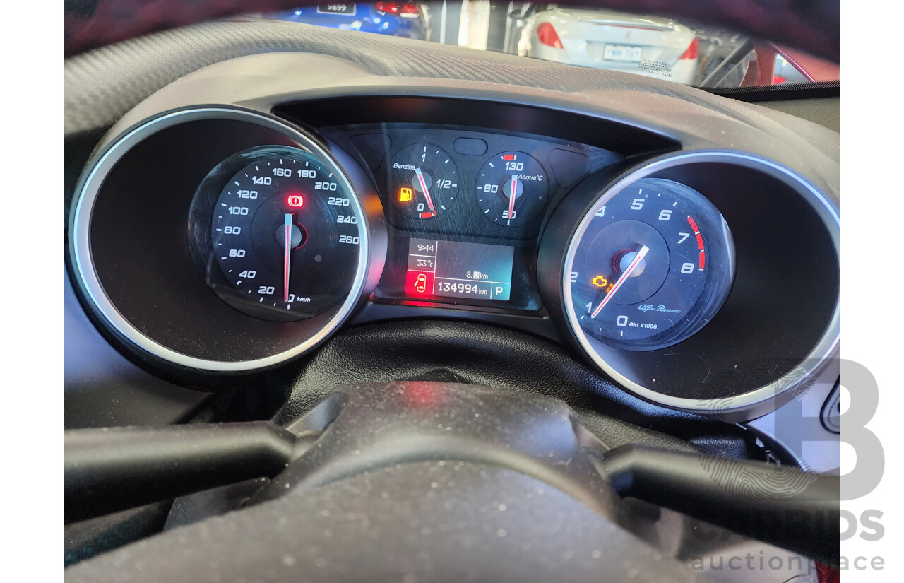 7/2017 Alfa Romeo Giulietta Veloce MY17 5d Hatchback Red 1.7L