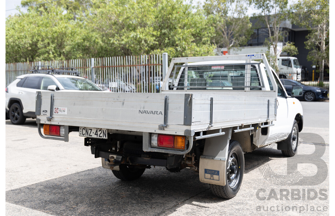 5/2013 Nissan Navara DX (4x2) D22 SERIES 5 C/Chas Polar White Turbo Diesel 2.5L