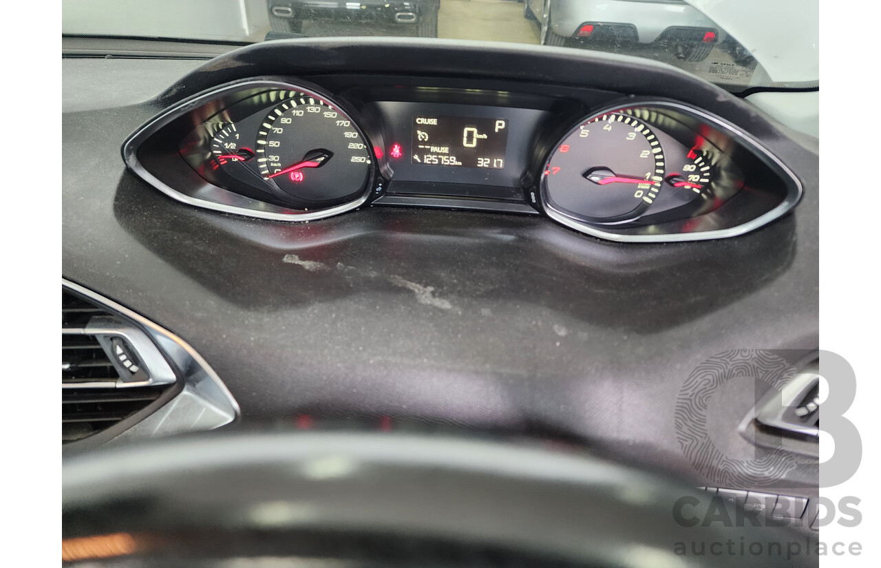 1/2016 Peugeot 308 Active T9 5d Hatchback White 1.2L