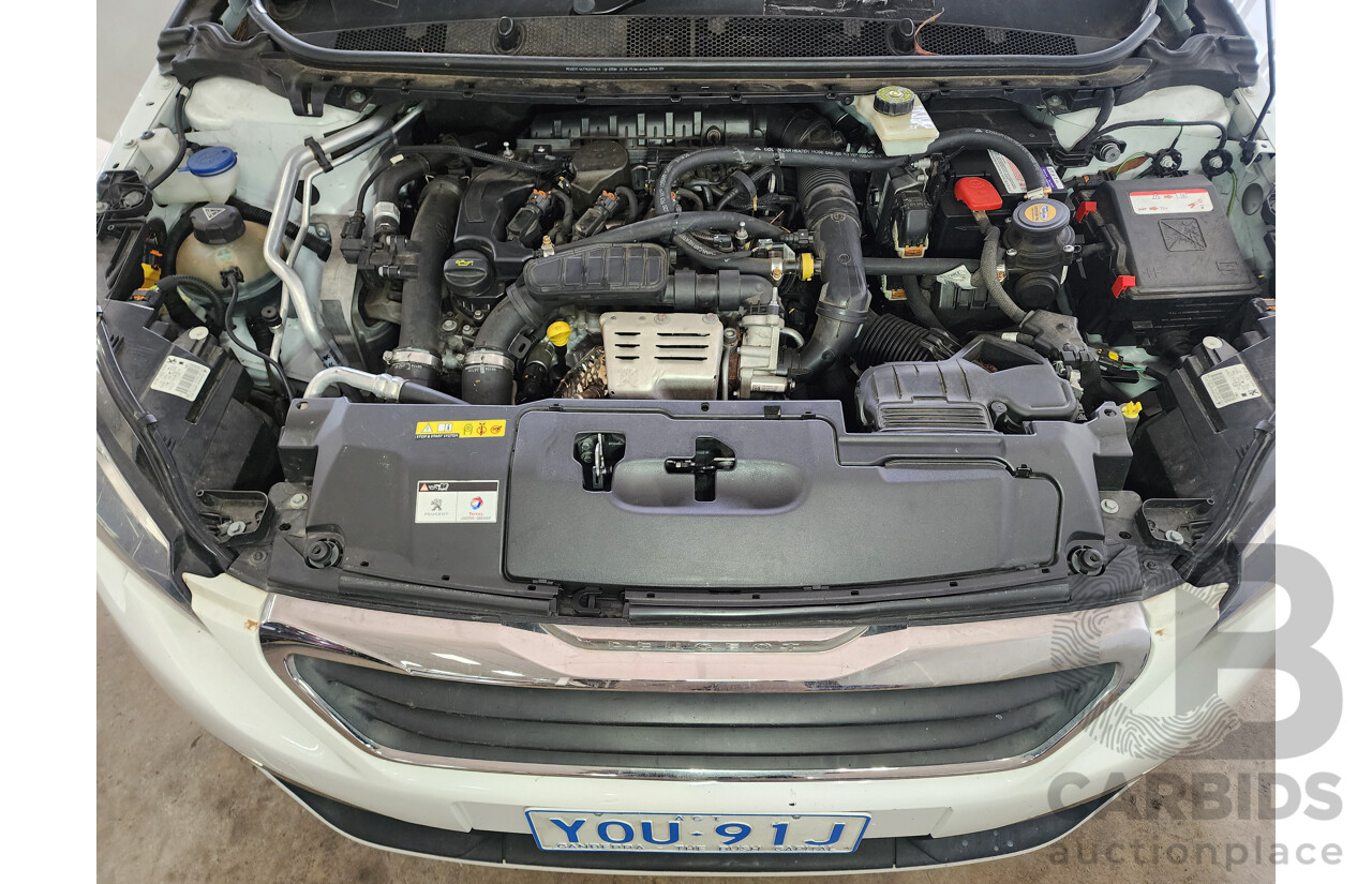 1/2016 Peugeot 308 Active T9 5d Hatchback White 1.2L