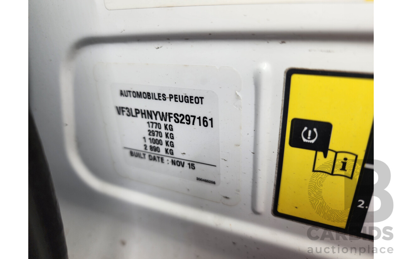 1/2016 Peugeot 308 Active T9 5d Hatchback White 1.2L