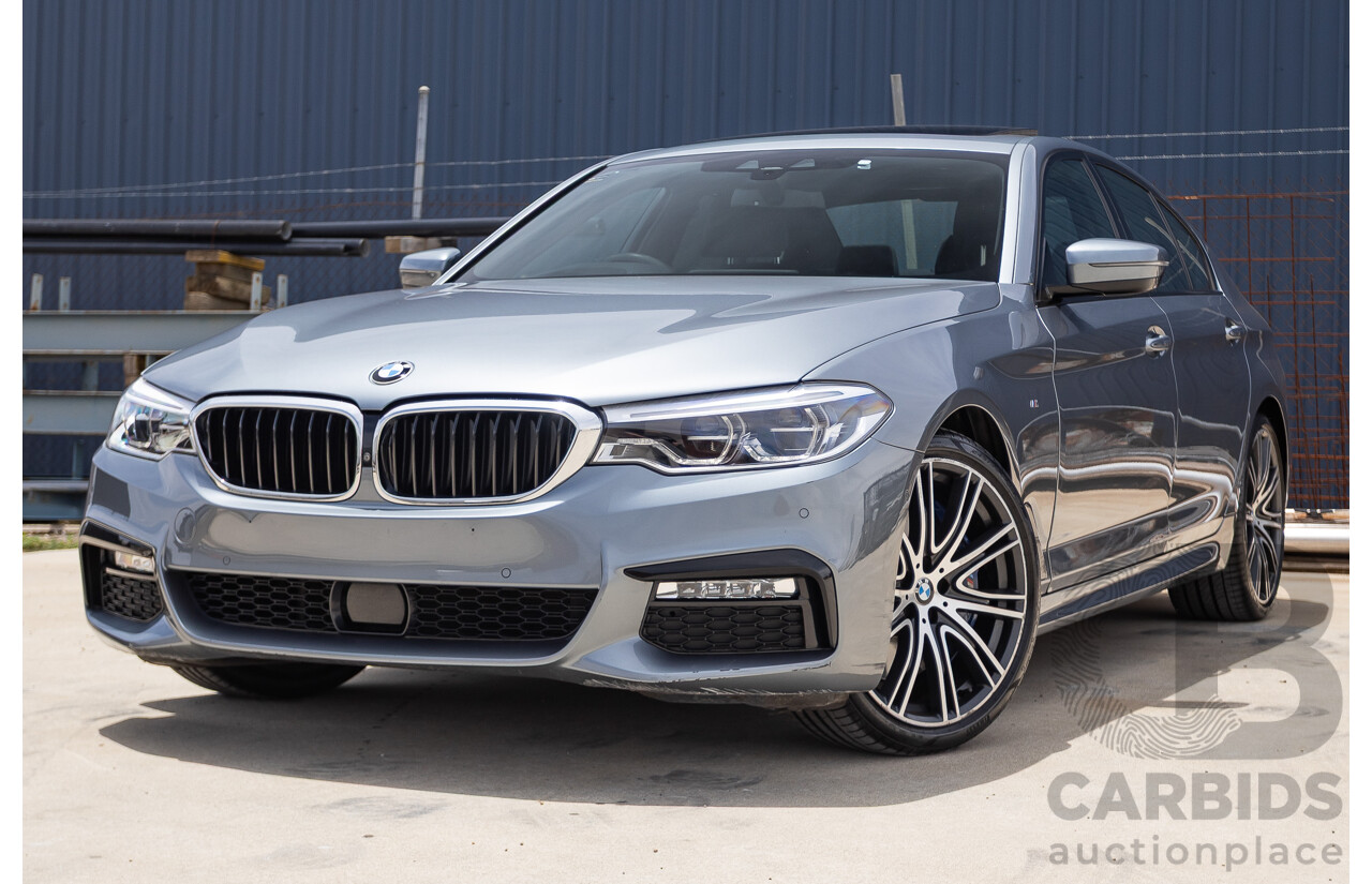 8/2017 BMW 540i M-Sport G30 MY18 4D Sedan Bluestone Metallic Tubro 3.0L