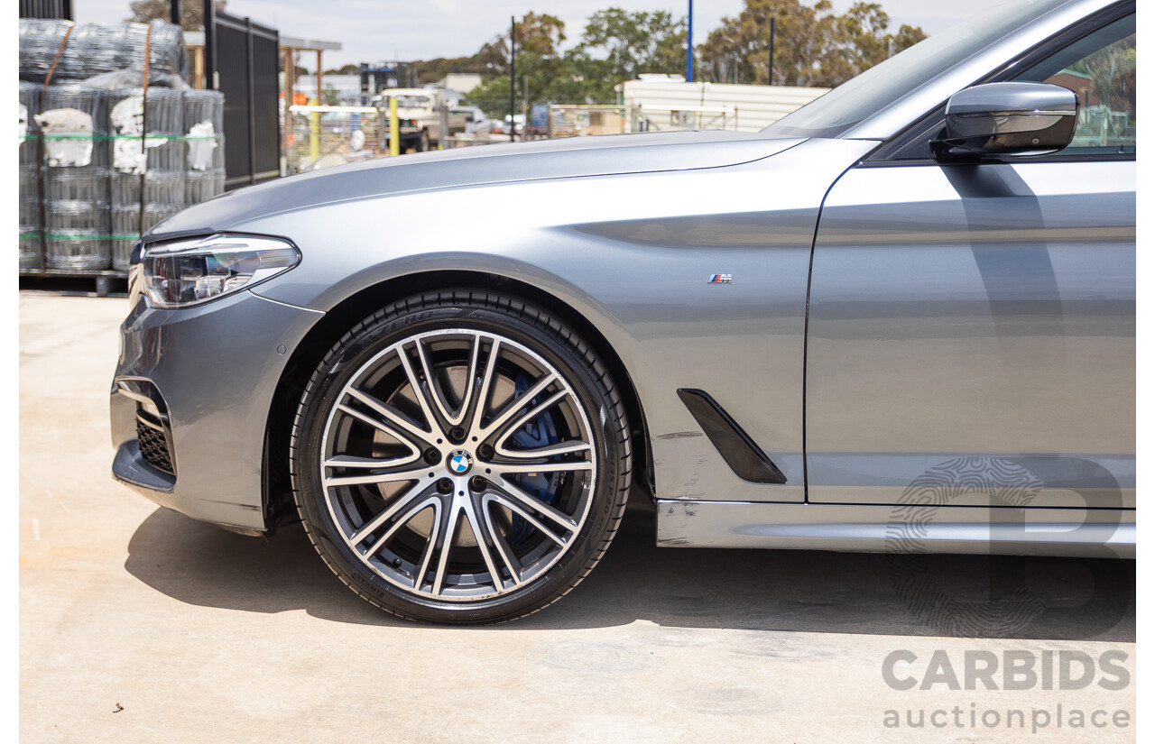 8/2017 BMW 540i M-Sport G30 MY18 4D Sedan Bluestone Metallic Tubro 3.0L