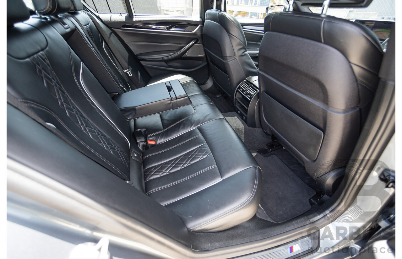 8/2017 BMW 540i M-Sport G30 MY18 4D Sedan Bluestone Metallic Tubro 3.0L