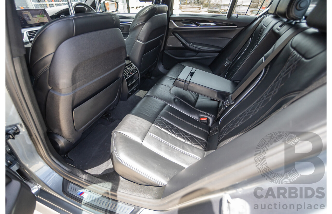 8/2017 BMW 540i M-Sport G30 MY18 4D Sedan Bluestone Metallic Tubro 3.0L