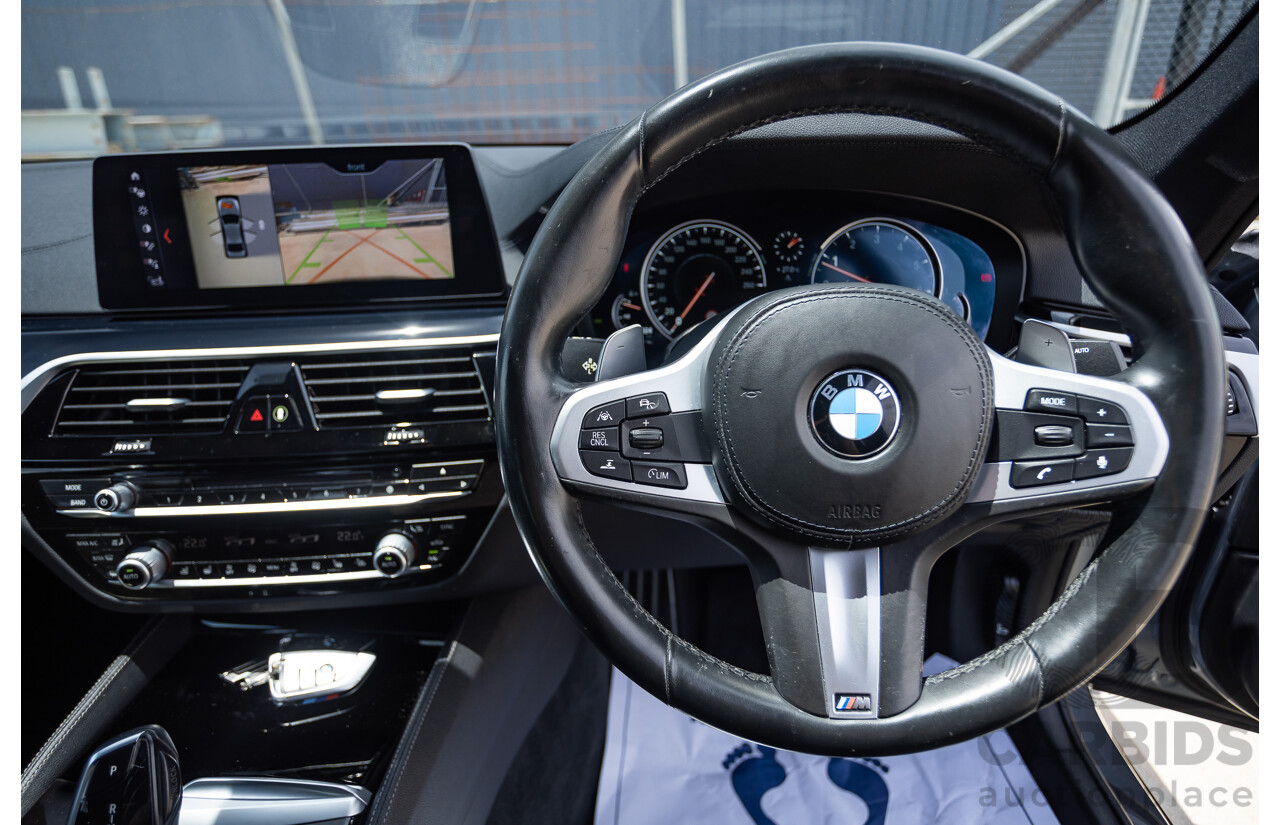 8/2017 BMW 540i M-Sport G30 MY18 4D Sedan Bluestone Metallic Tubro 3.0L