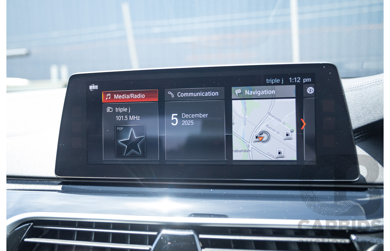 8/2017 BMW 540i M-Sport G30 MY18 4D Sedan Bluestone Metallic Tubro 3.0L