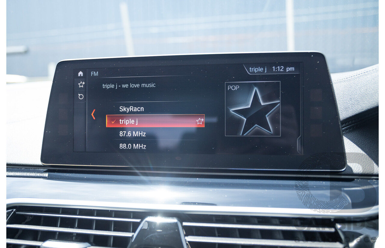 8/2017 BMW 540i M-Sport G30 MY18 4D Sedan Bluestone Metallic Tubro 3.0L