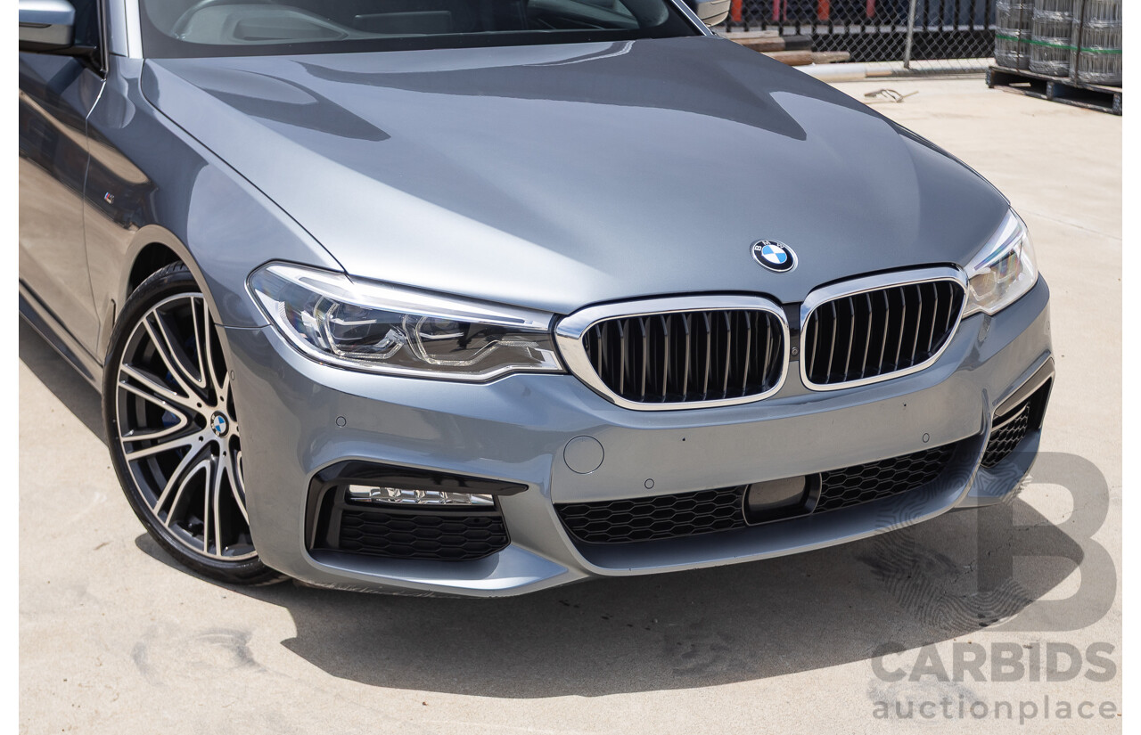 8/2017 BMW 540i M-Sport G30 MY18 4D Sedan Bluestone Metallic Tubro 3.0L