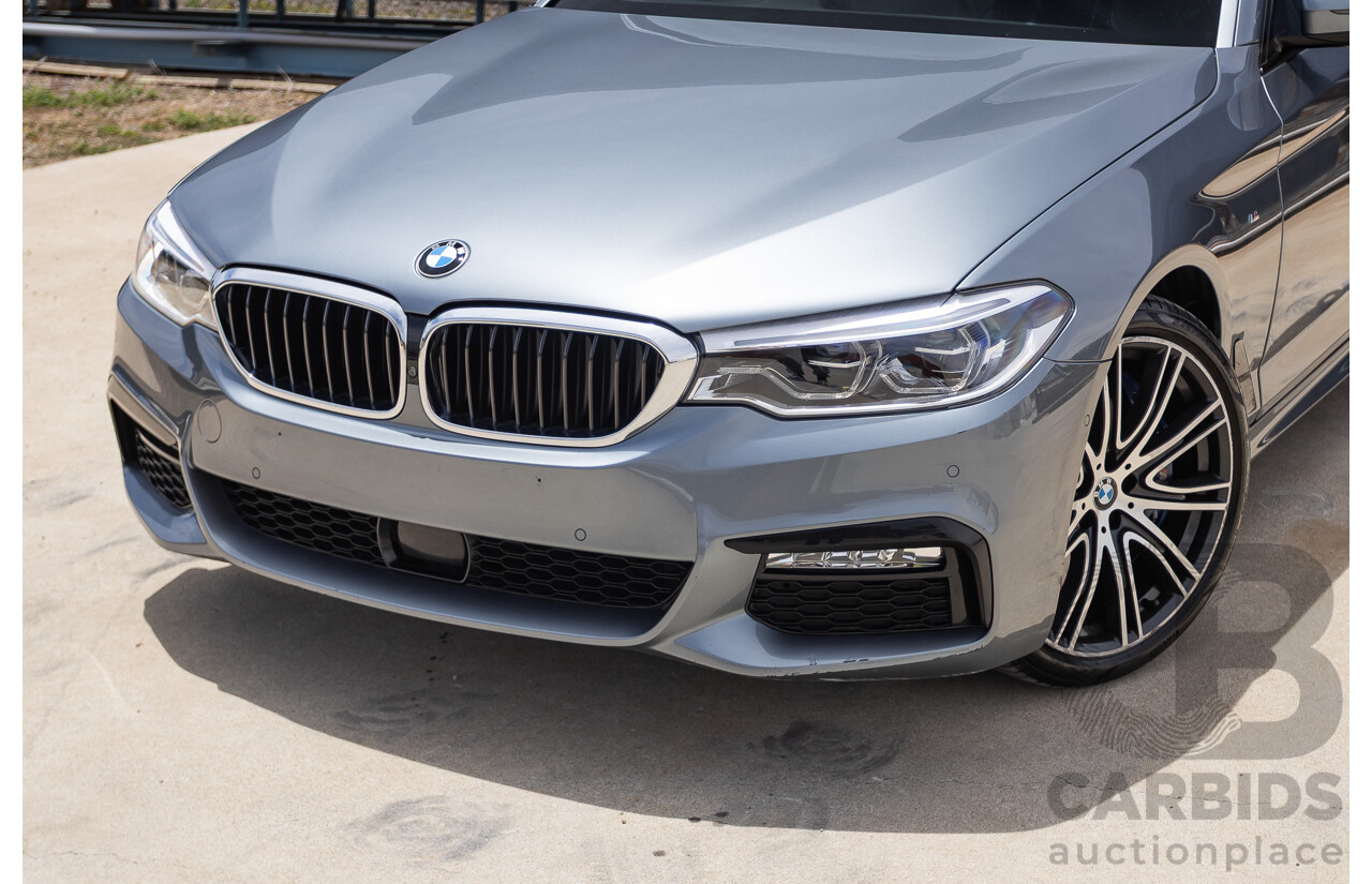 8/2017 BMW 540i M-Sport G30 MY18 4D Sedan Bluestone Metallic Tubro 3.0L