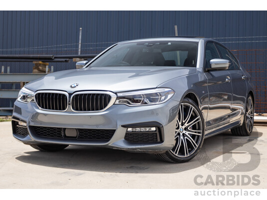 8/2017 BMW 540i M-Sport G30 MY18 4D Sedan Bluestone Metallic Tubro 3.0L