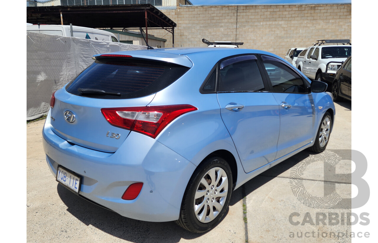 3/2013 Hyundai i30 Active GD 5d Hatchback Blue 1.8L
