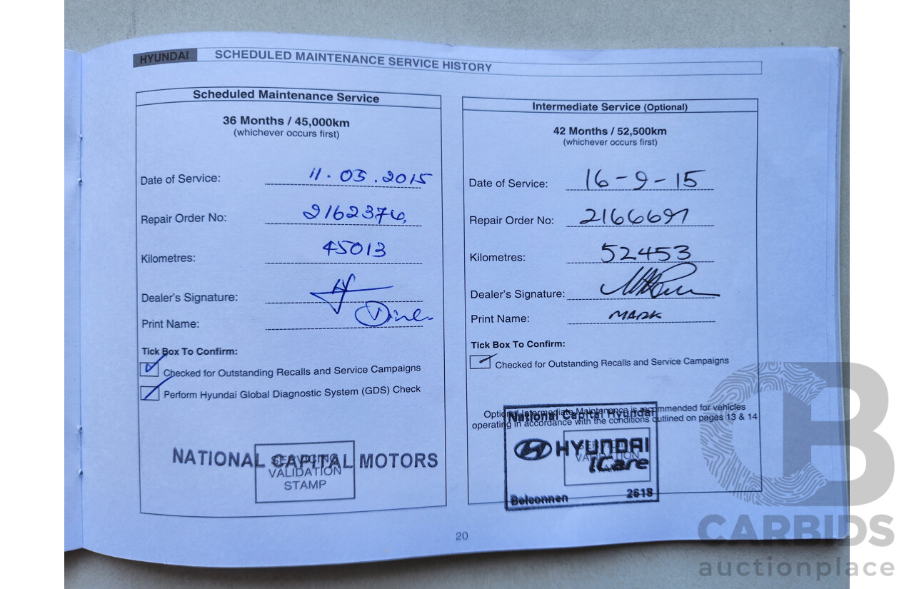 3/2013 Hyundai i30 Active GD 5d Hatchback Blue 1.8L