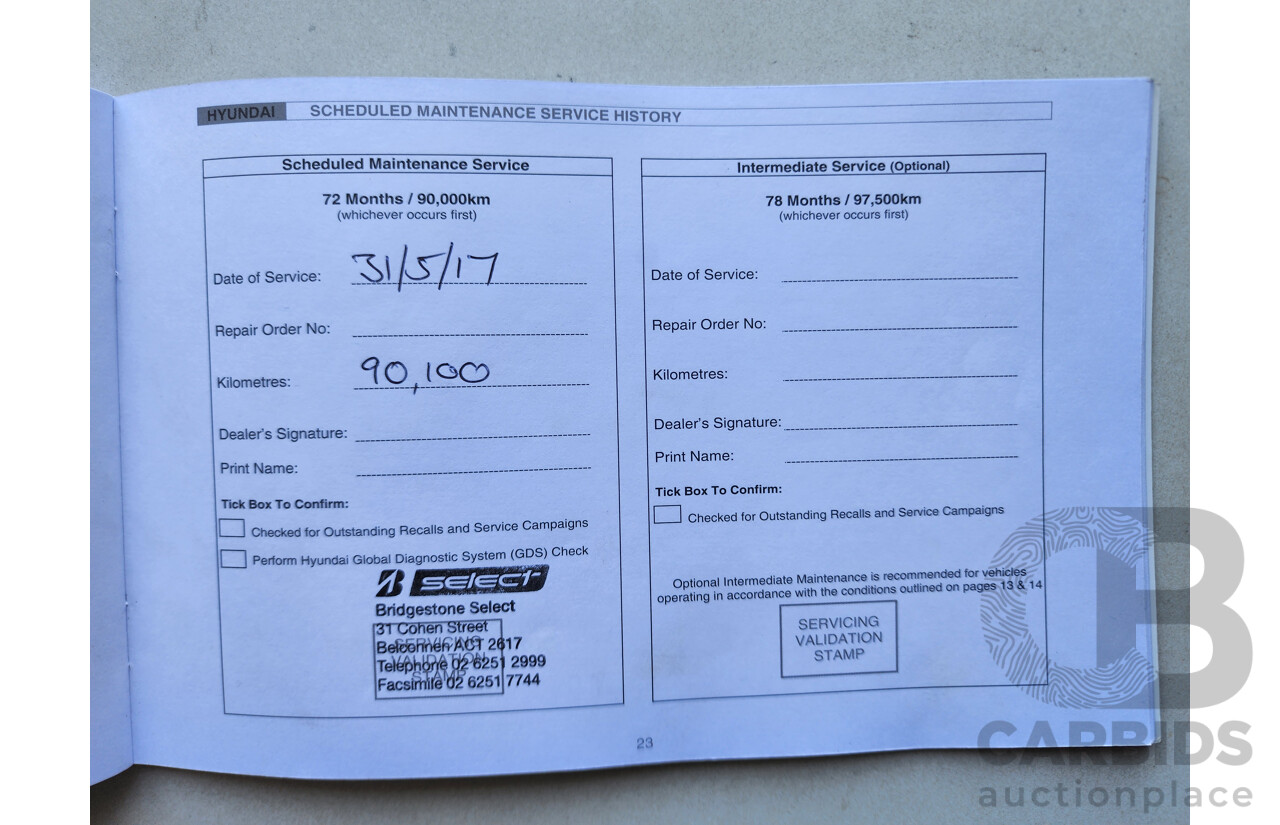 3/2013 Hyundai i30 Active GD 5d Hatchback Blue 1.8L