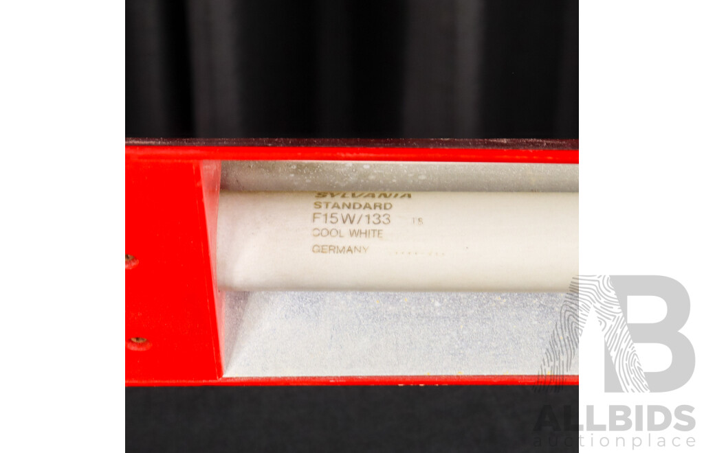 Retro Red Snake Neck Desk Lamp