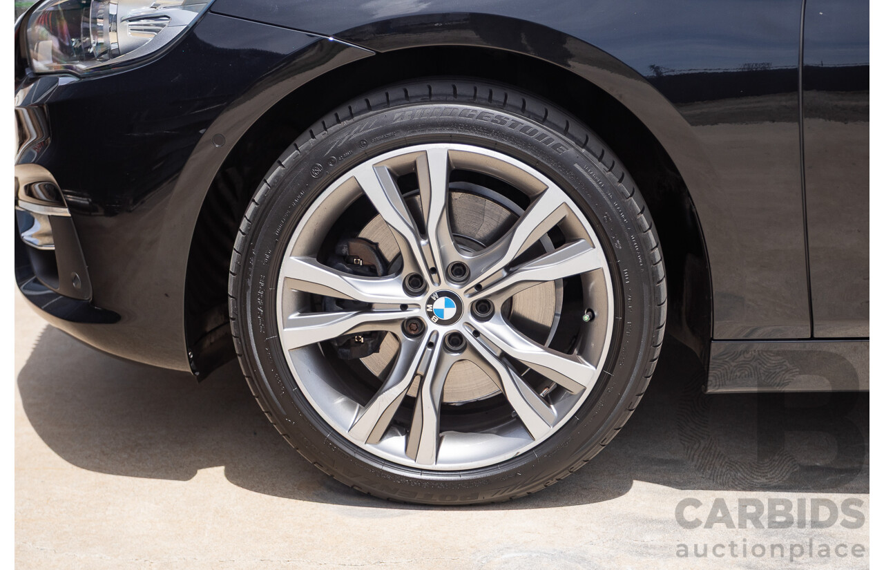 6/2015 BMW 225i Active Tourer Sport Line FWD F45 4D Wagon Black Sapphire Metallic Turbo 2.0L