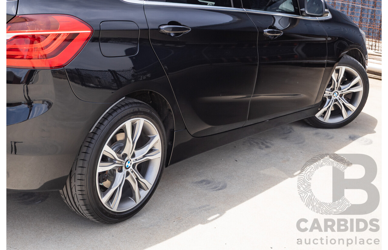 6/2015 BMW 225i Active Tourer Sport Line FWD F45 4D Wagon Black Sapphire Metallic Turbo 2.0L