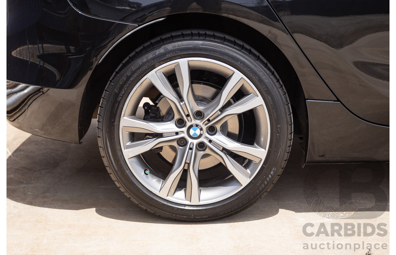 6/2015 BMW 225i Active Tourer Sport Line FWD F45 4D Wagon Black Sapphire Metallic Turbo 2.0L